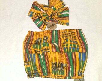 Ankara Elastic Crop Top