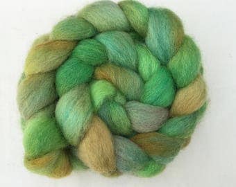 Hand dyed Texel wool tops