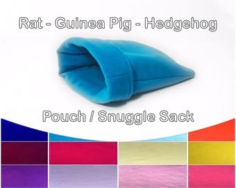 Guinea Pig Accessories, Rat Pouch, Hedgehog Snuggle Bag, Degu Hideaway, Sugar Glider House, Anti Pill Fleece Sack, hamster gift
