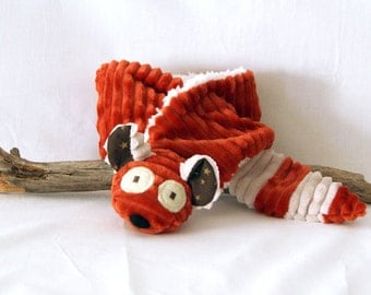 Red panda scarf for children or baby - Animal scarf - Christmas gift