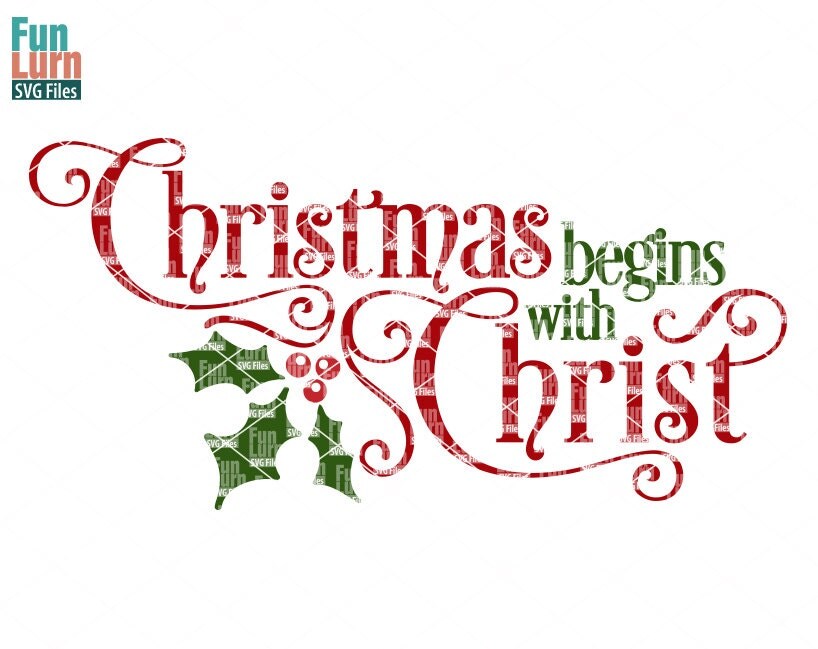 Begin christmas. Christmas with Christ. Merry Christmas begins with Chris. With the beginning of the Christmas fast.