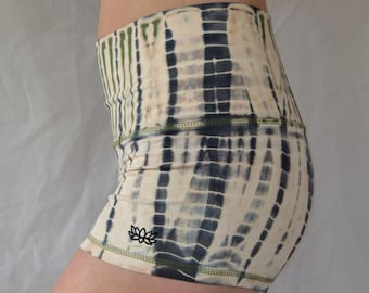 Yoga Shorts in Jasper Tie Dye/Yoga/Women's Yoga Shorts/Tie Dye Booty Shorts/Tie Dye Yoga Shorts/Festival Shorts/Boho/Yoga Shorts/Yoga/Yoga