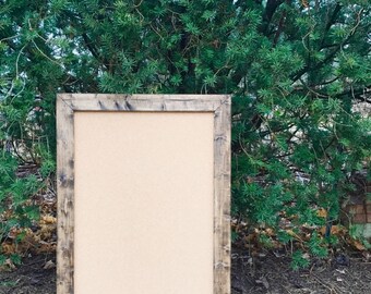 Rustic Cork Board, Framed Cork Board, Corkboard, Large Corkboard, Wood Corkboard, Picture Corkboard, Bulletin Board, Rustic Picture Board