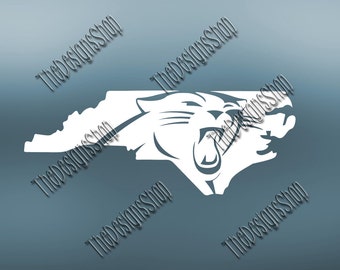 North Carolina Panthers State Svg Dxf Pdf Jpg Cut File | North Carolina | Love JPG Sticker | Svg Dxf Jpg Jpeg PDF | Digital Download | 234