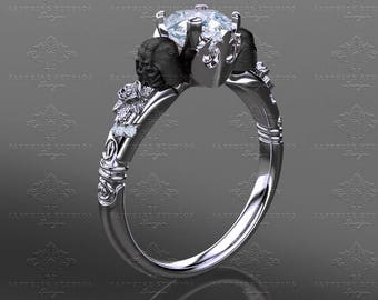 Prevail White Gold Inspired Star Wars Engagement Ring