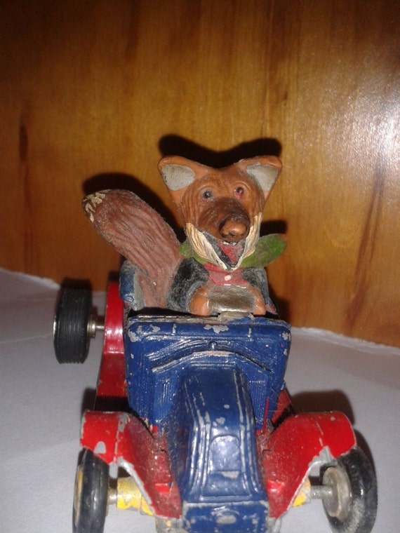 Items similar to Vintage Basil Brush Toy Car on Etsy