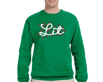 Lit Tacky Christmas Sweater (Unisex)
