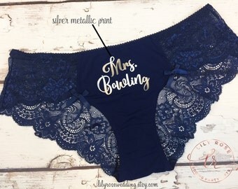 Bridal Shower Gift for Bride, Bride Panties, Personalized Panties Underwear, Honeymoon, Bachelorette Gift, Bride Gift, Wedding Gift