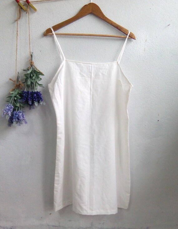 Linen Slip Dress / Women Midi Slip Dress Bride Slip Dress