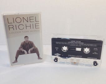Vintage Lionel Richie ' Louder Than Words' Cassette Tape, 1996