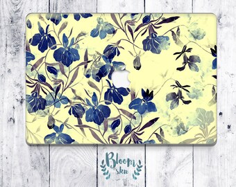 Flower macbook air skin macbook air sticker macbook air decal botanic macbook laptop vinyl skin BS021