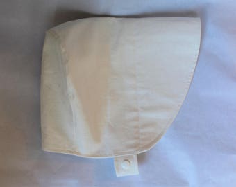 White Linen Sun Hat 18-36 mos
