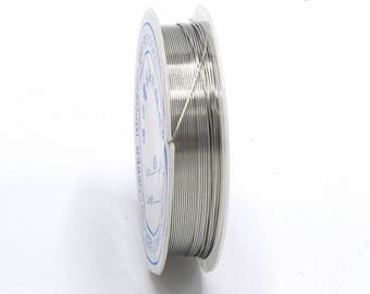 9.5 metres of copper money wire 0.50 mm - wire copper color metal roll silver jewelry, diy, beading, floral