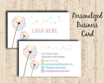 LLRoe Business Cards Home Office Approved Colors Digital - Dandelion Design