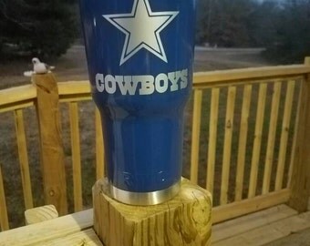 30oz Powdercoated Dallas Cowboys Rtic Tumbler