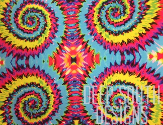 Tye Dye Vinyl Hippie Print Vinyl Adhesive Vinyl Swirl Print