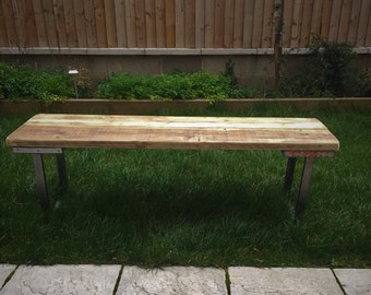 scaffold board bench / with industrial steel legs