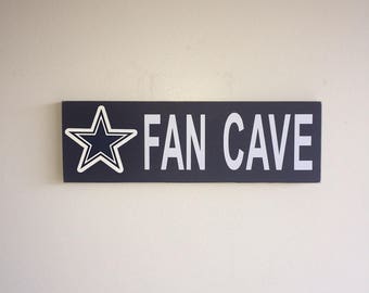 Dallas Cowboys Fan Cave Wood Sign / Dallas Cowboys Wood Sign / Dallas Cowboys Fan Sign / Dallas Cowboys Decor / Dallas Cowboys Man Cave
