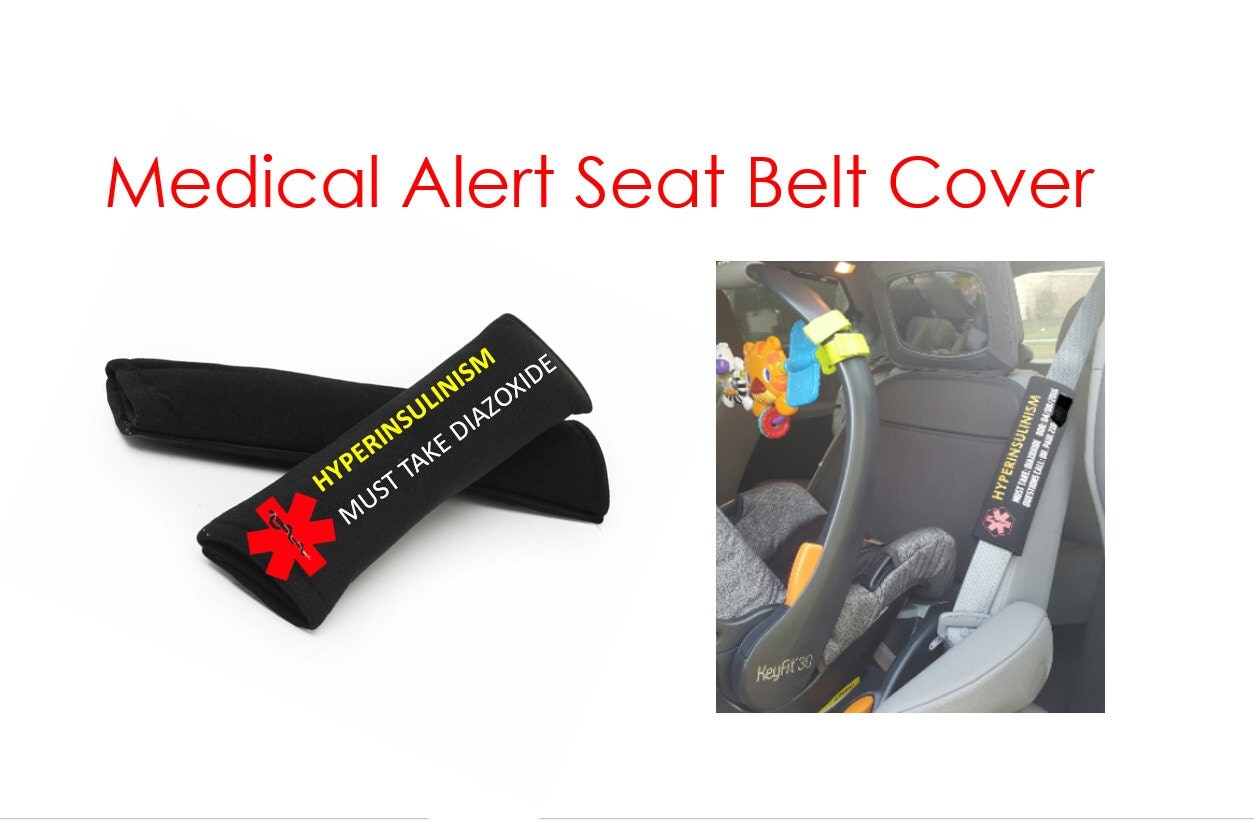 Medical Alert Seatbelt Cover