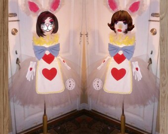 Alice in wonderlands. Rabbit tutu costume set
