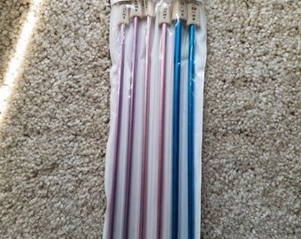 Susan Bates Knitting Needles Set in US sizes 6, 7, 8
