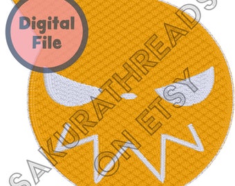 Soul Eater Anime Logo EMB Embroidery File in 12 File Types for Embroidery Machines