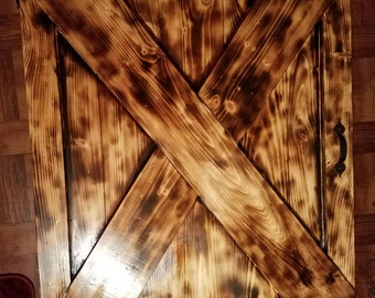 Barn Door Coffee Table