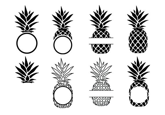 Download Pineapple svg,Pineapple vector graphic, Pineapple cut ...