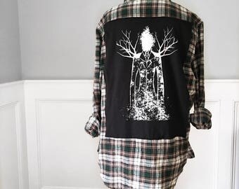 Slender Man Flannel T