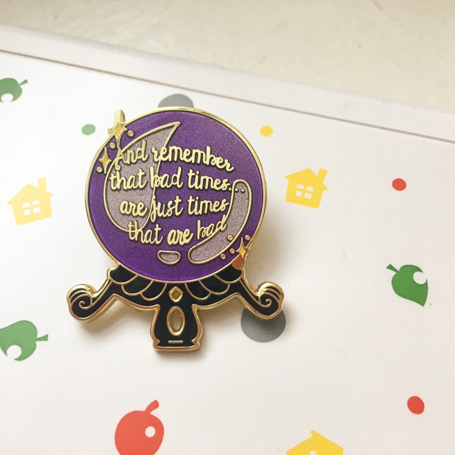 Animal Crossing New Leaf hard enamel pin