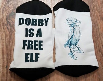 Dobby Is A Free Elf Short Socks