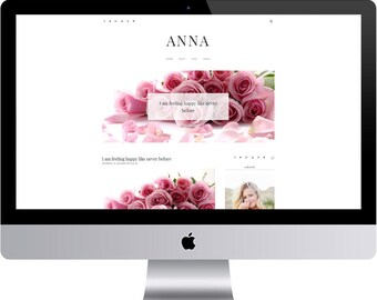UPDATED Anna - Minimal Blogger Template Responsive Design Custom Blogger Design Responsive Blogger template Blogger theme blogspot template