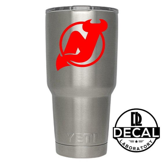 Yeti Decal Sticker - New Jersey Devils Decal Sticker For Yeti RTIC Rambler Tumbler Coldster Beer Mug