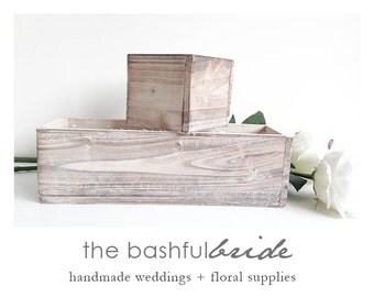 White wood planter, 10 sizes, wedding decor, planter box, white wood box, wedding centerpiece, wood planter, distressed wood