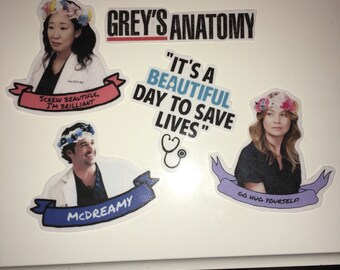 Greys anatomy stickers