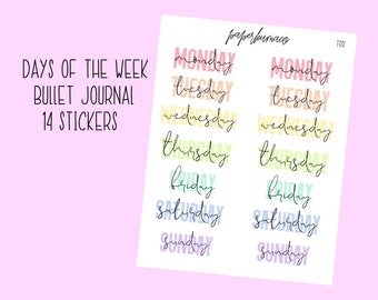 cute stickers for your bullet journals planners by