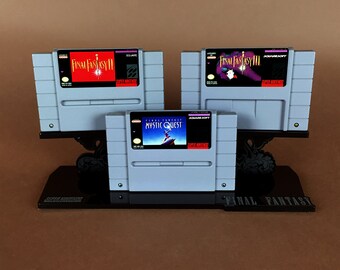 Final Fantasy Super Nintendo SNES Cartridge Display Stand