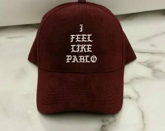I Feel Like Pablo, I Feel Like Pablo Maroon Cap, Pablo Hat, Kanye West, Yeezy, Yeezus, Pop Up Tour Merch