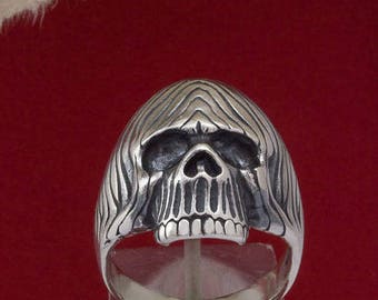 925 Sterling Silver Skull Ring/Handcrafted Silver Ring/Sterling Silver Ring/ Ring/R461