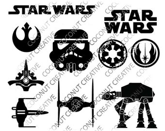 Star Wars svg dfx jpg jpeg eps layered cut cutting files cricut silhouette die cut decal vinyl