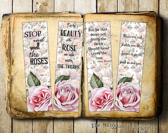 Printable bookmarks | Etsy