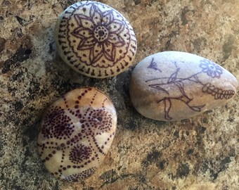 Painted rocks painted stones fairy gardens terrariums