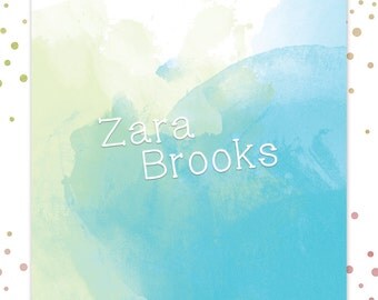 Personalized Gift Enclosure Cards & Custom Kids Gift Tags | Watercolor | D-GT3.008