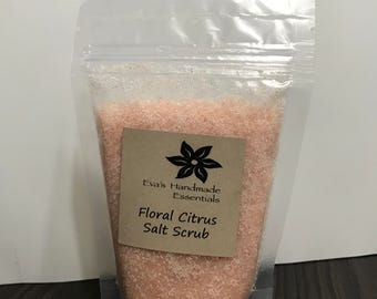 Floral Citrus Salt Scrub