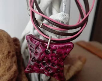 10 Pz. Corda Collana In Pelle Fibbia Corda Collana Nera - Foto 2