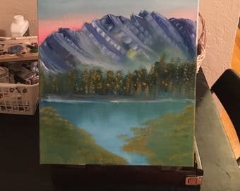 Purple mountain morning
