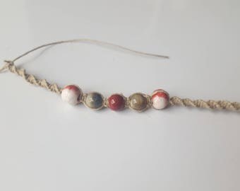 Red Earth Hemp Bracelet
