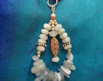 Aquamarine Silver Pendant