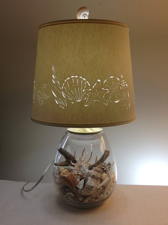 Whales Eye Seashell FinialLamp FinialSeashell FinialLamp