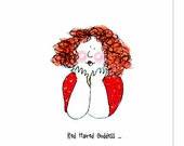 Items similar to Red Haired Goddess on Etsy